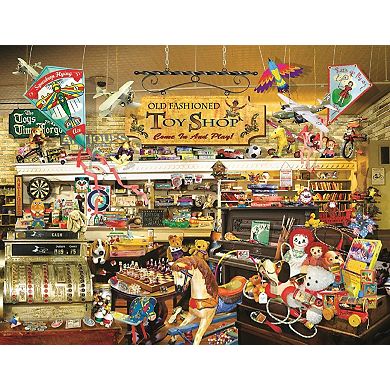 An Old Fashioned Toy Shop 1000 piece Large Pieces Jigsaw Puzzle