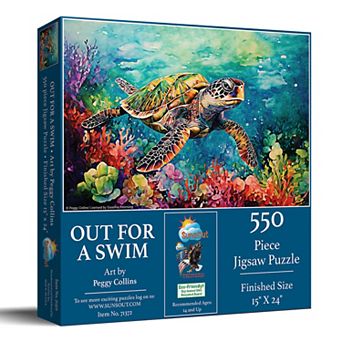 Out for a Swim 550 pc Jigsaw Puzzle