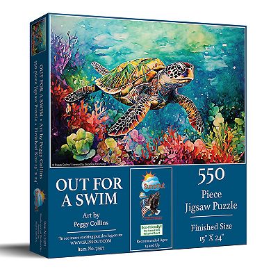 Out for a Swim 550 piece Jigsaw Puzzle