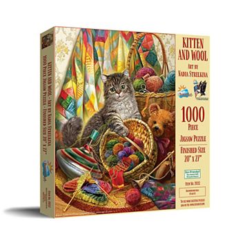 Kitten and Wool 1000 pc Jigsaw Puzzle