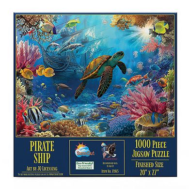 Pirate Ship 1000 piece Jigsaw Puzzle for Adults