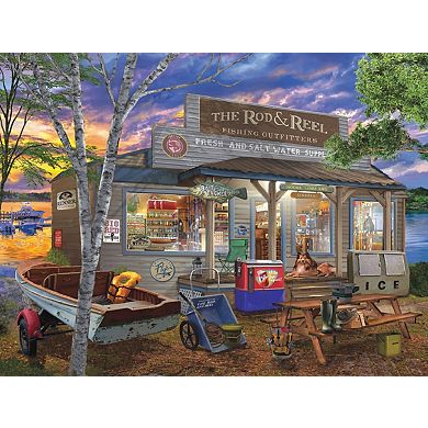 Rod and Reel 500 piece Jigsaw Puzzle