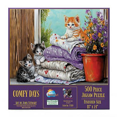 Comfy Days 500 piece Jigsaw Puzzle for Adults
