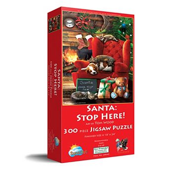 Santa Stop Here 300 pc Jigsaw Puzzle