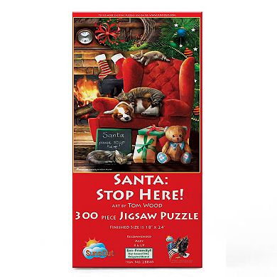Santa Stop Here 300 piece Jigsaw Puzzle