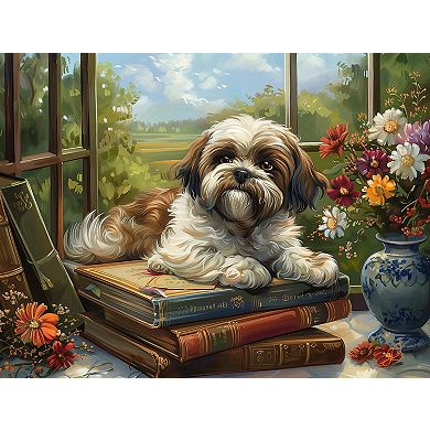 Homework Shih Tzu 500 piece Jigsaw Puzzle