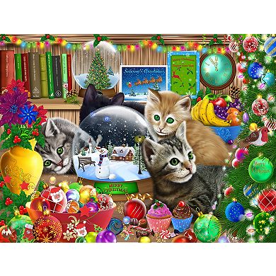 Snow globe Kittens 300 piece Jigsaw Puzzle