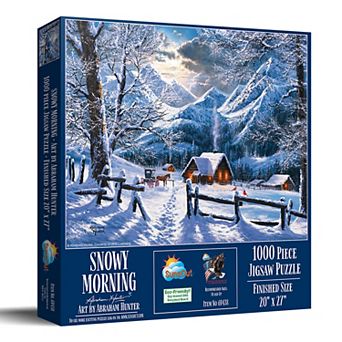 Snowy Morning 1000 pc Jigsaw Puzzle
