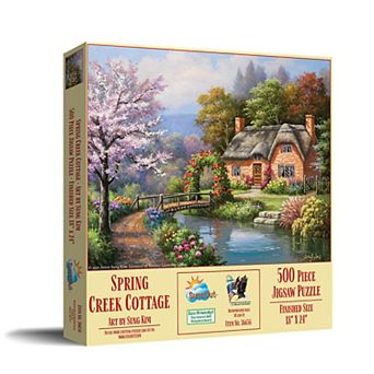 Spring Creek Cottage 500 pc Jigsaw Puzzle