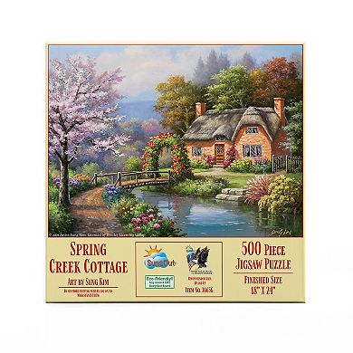 Spring Creek Cottage 500 piece Jigsaw Puzzle