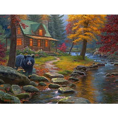 Autumn Visitors 500 piece Jigsaw Puzzle for Adults, Large Pieces,