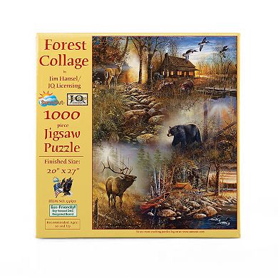 Forest Collage 1000 piece Jigsaw Puzzle