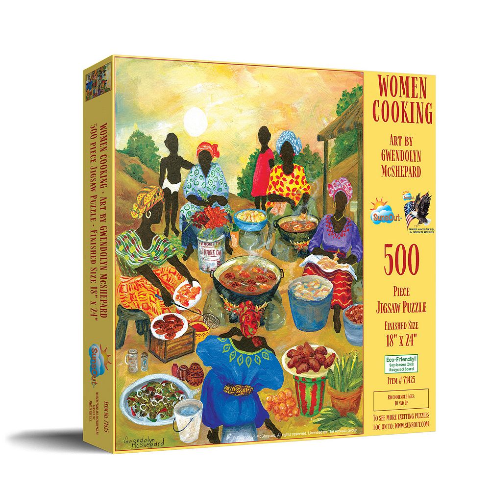 Women Cookng 500 piece Jigsaw Puzzle