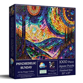 Psychedelic Sunday 1000 pc Jigsaw Puzzle