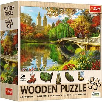 Trefl Wood Central Park, Manhattan, New York 500+1 Wooden Puzzle