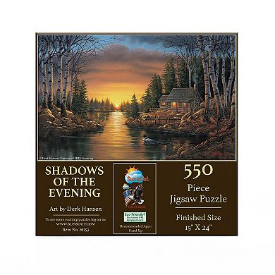 Shadows of the Evening 550 piece Jigsaw Puzzle