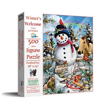 Winter's Welcome 500 pc Jigsaw Puzzle