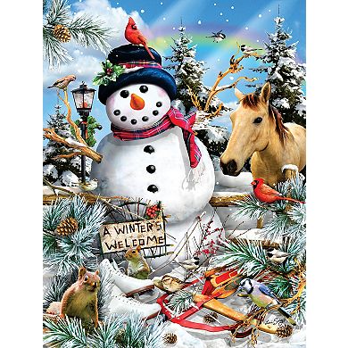 Winter's Welcome 500 piece Jigsaw Puzzle