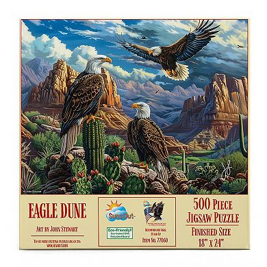 Eagle Dune 500 piece Jigsaw Puzzle
