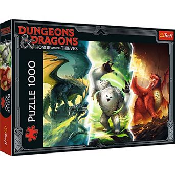 Trefl Red 1000 pc Puzzle - Dungeons & Dragons - Legendary Monsters of Faerun