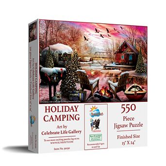 Holiday Camping 550 pc Jigsaw Puzzle