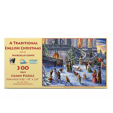 A Traditional English Christmas 300 piece Jigsaw Puzzle