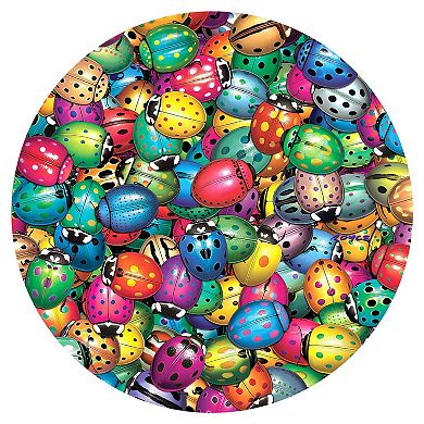 Beetles Round Mania 500 piece Jigsaw Puzzle