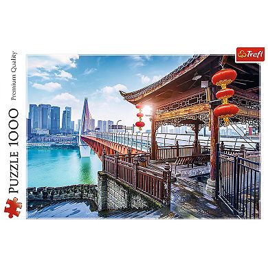 Trefl Red 1000 Piece Puzzle - Chongqping, China