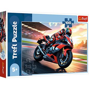 Trefl Kids Fast Motorbike 100 pc Puzzle