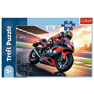 Trefl Kids Fast Motorbike 100 Piece Puzzle