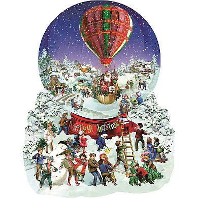 Old Fashioned Snow Globe 1000 piece Special Shape Jigsaw Puzzle