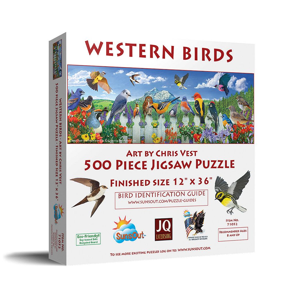 Western Birds 500 piece Jigsaw Puzzle