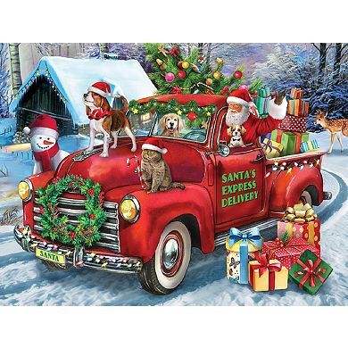 Santa's Delivery Truck 300 piece Jigsaw Puzzle