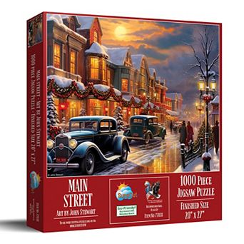 Main Street Christmas 1000 pc Jigsaw Puzzle