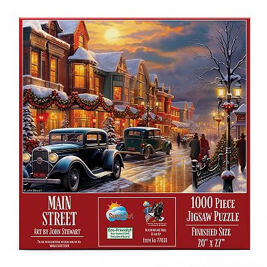 Main Street Christmas 1000 piece Jigsaw Puzzle