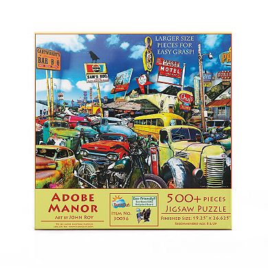 Adobe Manor 500 piece Large Pieces Jigsaw Puzzle
