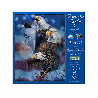 Patriotic Eagles 1000 piece Jigsaw Puzzle
