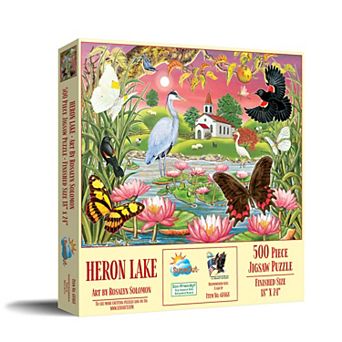 Heron Lake 500 pc Jigsaw Puzzle