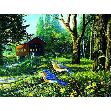 Sleepy Hollow Blue Birds 1000 piece Jigsaw Puzzle