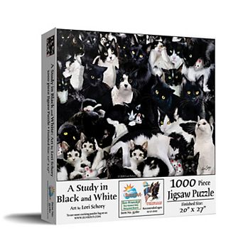Study in Black and White 1000 pc Jigsaw Puzzle
