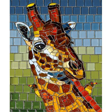 Stained Glass Giraffe 1000 piece Jigsaw Puzzle