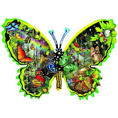 Butterfly Migration 1000 piece Special Shape Jigsaw Puzzle