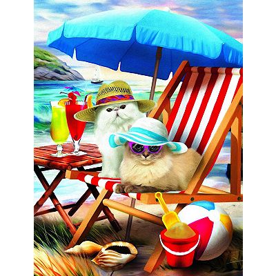 Beach Cats 300 piece Jigsaw Puzzle