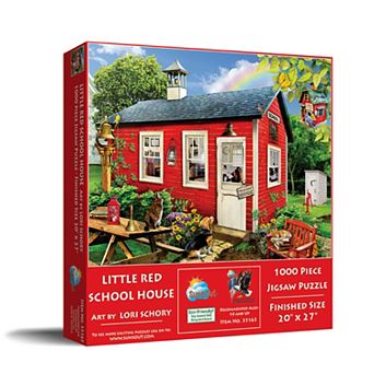 Little Red School House 1000 pc Jigsaw Puzzle