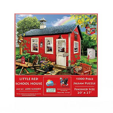 Little Red School House 1000 piece Jigsaw Puzzle