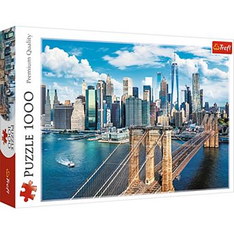 Trefl Red 1000 pc Puzzle - Brooklyn Bridge, New York, USA