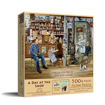 A Day at the Shop 500 pc Large Pieces Jigsaw Puzzle