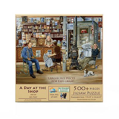 A Day at the Shop 500 piece Large Pieces Jigsaw Puzzle