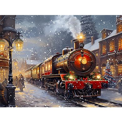 Train Through the City 500 piece Jigsaw Puzzle