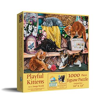 Playful Kittens 1000 pc Jigsaw Puzzle